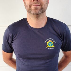 T-Shirt Marinblå Bomull